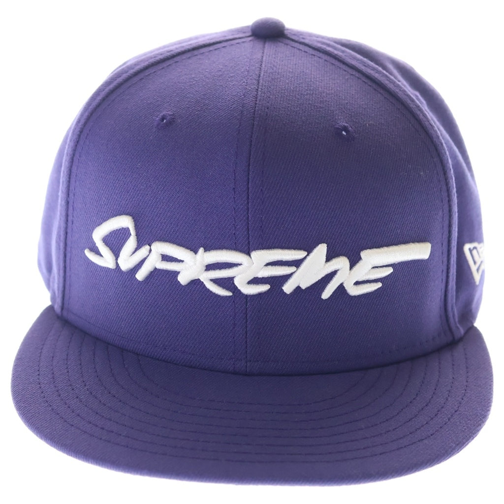 SUPREME(シュプリーム) ×NEW ERA Futura Cap ニューエラ フューチュラ ベースボール キャップ 帽子 パープル