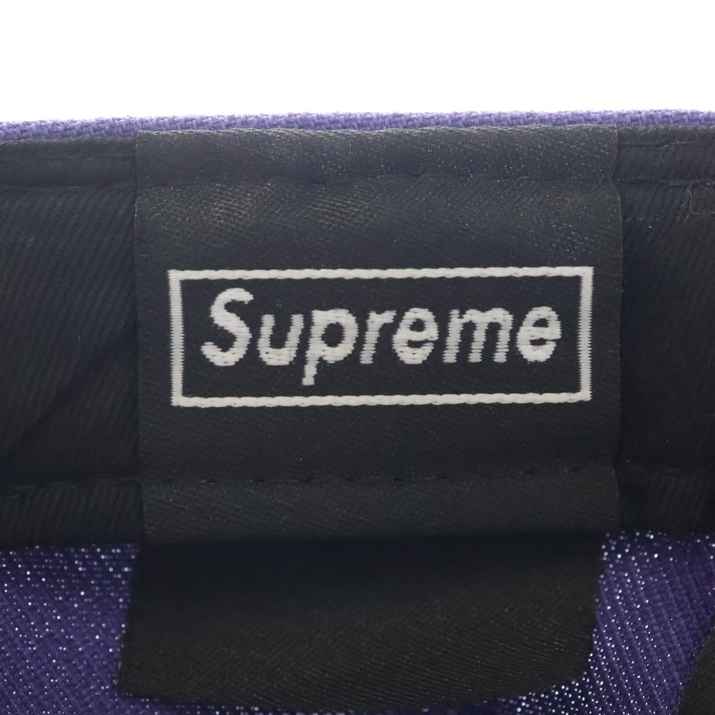 SUPREME(シュプリーム) ×NEW ERA Futura Cap ニューエラ フューチュラ ベースボール キャップ 帽子 パープル