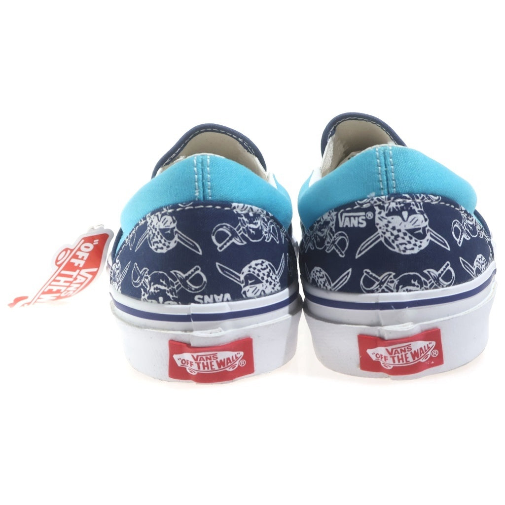 VANS(ヴァンズ) ×BILLYS V98R PIRATES SLIP ON ビリーズ スカル パイレーツ スリッポン ローカットスニーカー ブルー/ホワイト US10/28cm 529447-0001