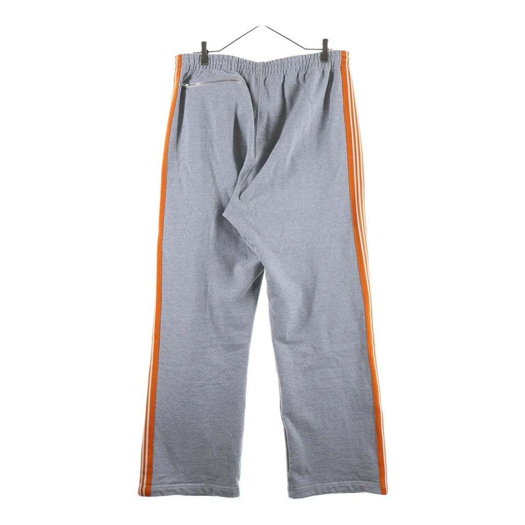 Needles(ニードルス) 26SS Track Pant サイドライン スウェット トラックパンツ グレー/オレンジ RW1580