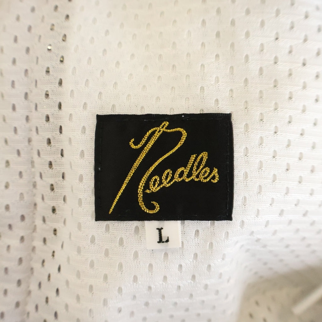 Needles(ニードルス) 26SS Track Pant サイドライン スウェット トラックパンツ グレー/オレンジ RW1580