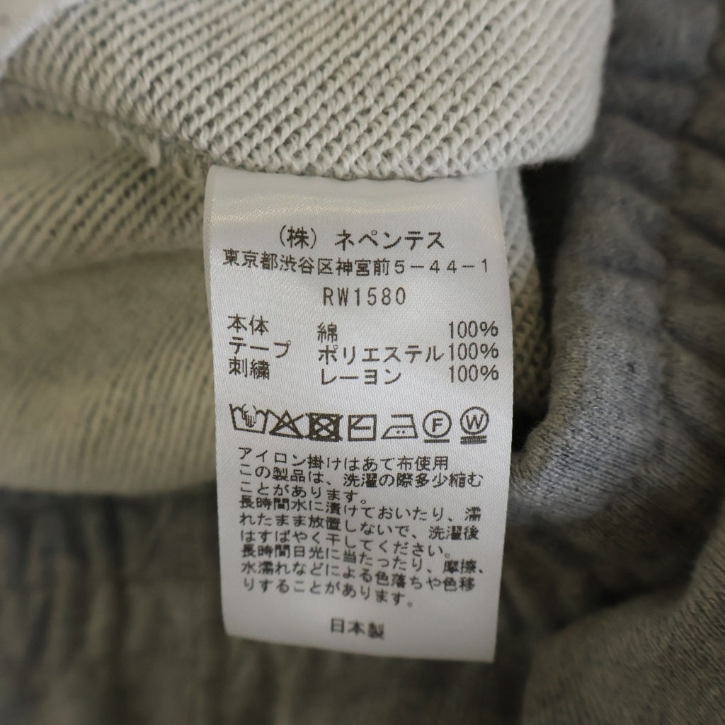 Needles(ニードルス) 26SS Track Pant サイドライン スウェット トラックパンツ グレー/オレンジ RW1580