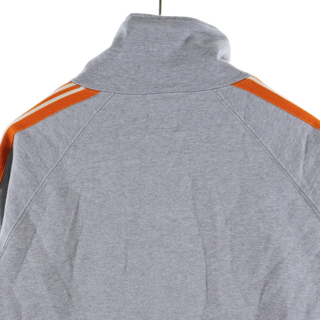 Needles(ニードルス) 26SS Track Jacket サイドライン スウェット トラックジャケット グレー/オレンジ RW1578
