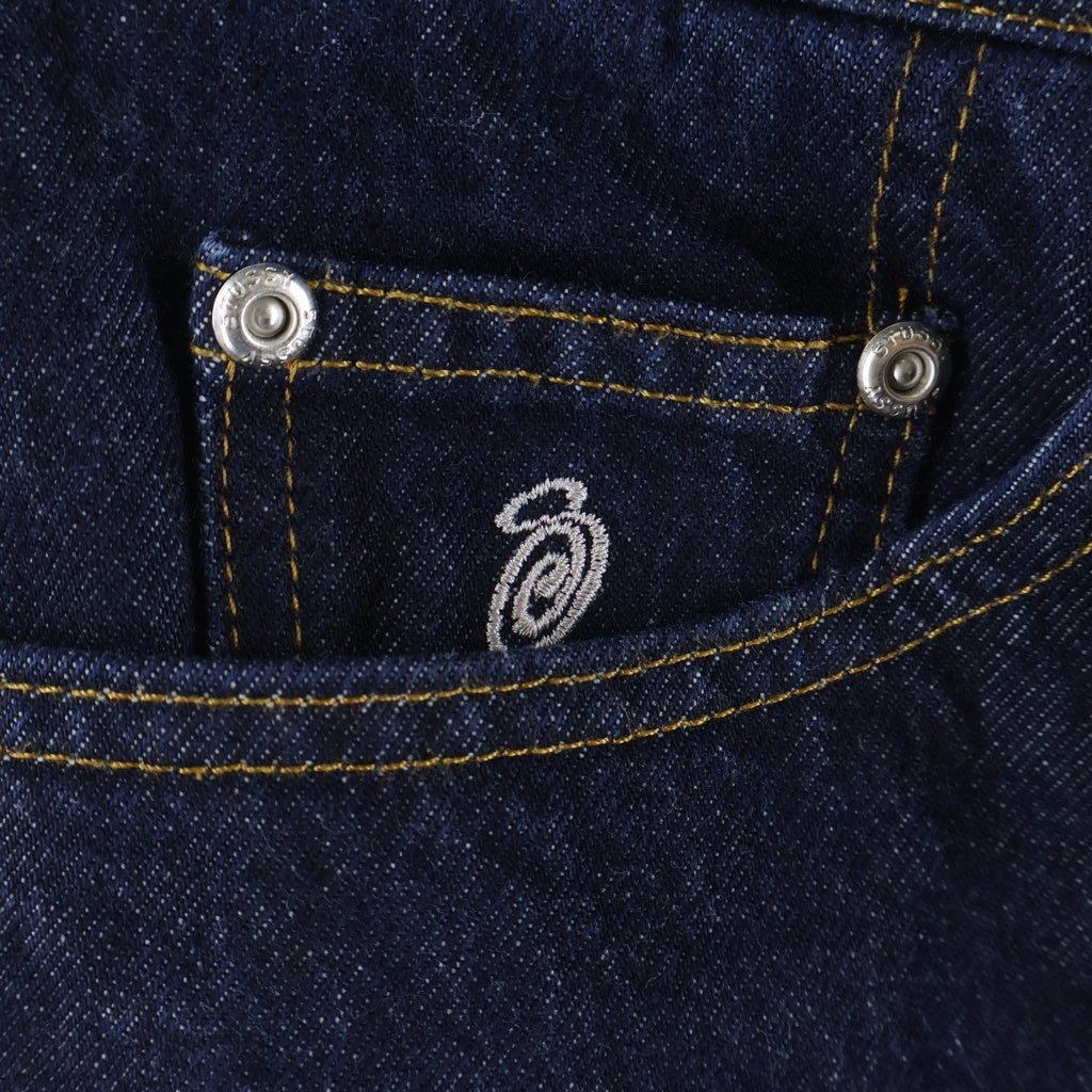 STUSSY(ステューシー) New Classic Jean ニュークラシックジーンズ ボタンフライ ストレートデニムパンツ インディゴ