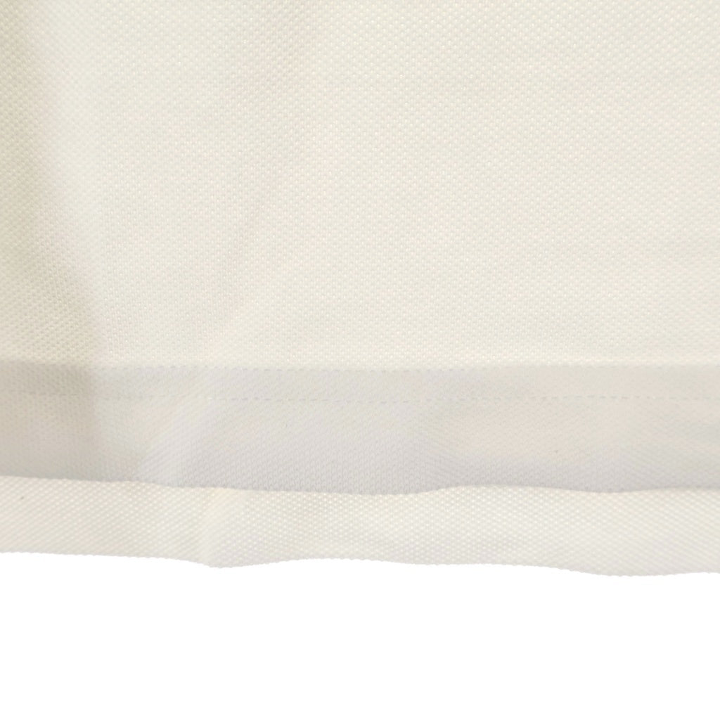 MONCLER(モンクレール) MAGLIA POLO MANICA COLTA マグリア ポロ マニカ コルタ フロントロゴワッペン 半袖ポロシャツ ホワイト