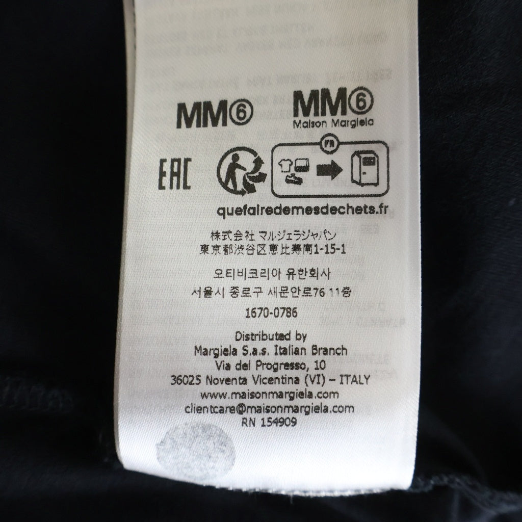 MM6 Maison Margiela(エムエムシックスメゾンマルジェラ) NUMERIC LOGO S/S Tee ニューメリック フロントロゴ刺繍 ルーズフィット 半袖 Tシャツ SH0GC0032 M20170 SH0GC0032 M20170