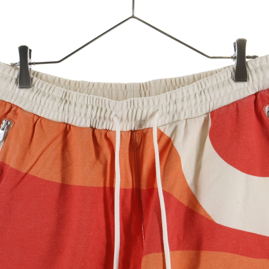 KITH(キス) ×Columbia Fleece Shorts フリース ショーツ レッド ハイビスカス マルチ 22-032-060-0010-2-0