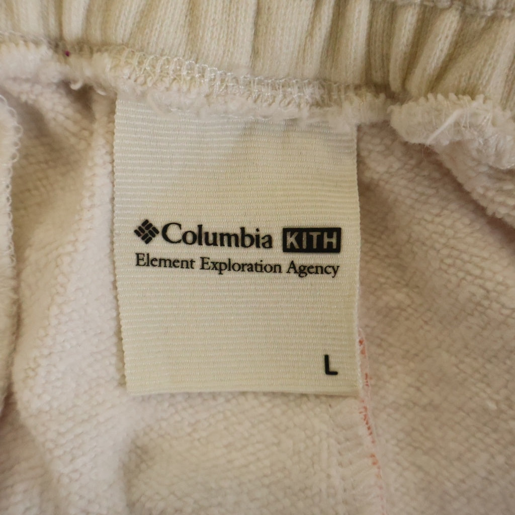 KITH(キス) ×Columbia Fleece Shorts フリース ショーツ レッド ハイビスカス マルチ 22-032-060-0010-2-0