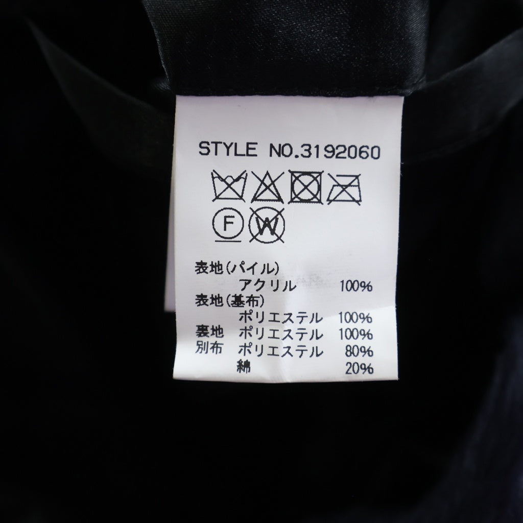 EXAMPLE(エグザンプル) ×SCHOT U.S.740N PEA JACKET フェイクファー ピージャケット ネイビー