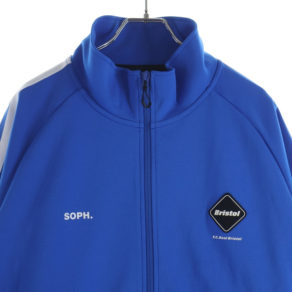 F.C.R.B.(エフシーアールビー) 24AW TRAINING TRACK JACKET 両面ロゴ サイドライン トレーニング トラックジャケット ブルー FCRB-242033
