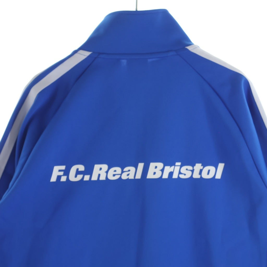 F.C.R.B.(エフシーアールビー) 24AW TRAINING TRACK JACKET 両面ロゴ サイドライン トレーニング トラックジャケット ブルー FCRB-242033