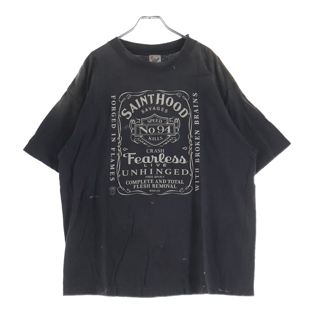 SAINT MICHAEL(セントマイケル) 25SS ×NEIGHBORHOOD STHD. FEARLESS SS TEE ネイバーフッド 両面プリント 半袖Tシャツ カットソー SM-HR8-0000-C70
