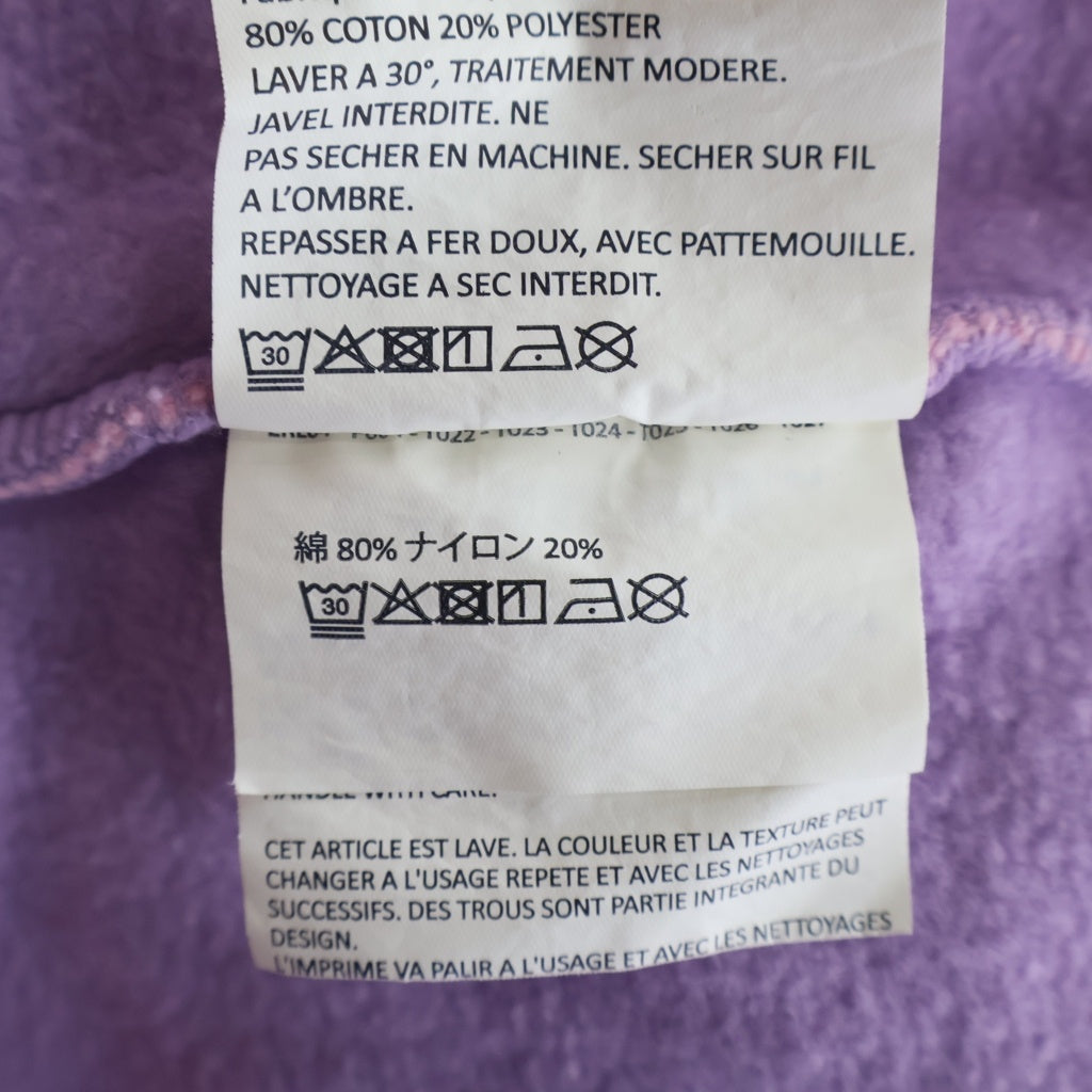 ERL(イーアールエル) SWIRL HOODIE パッチワーク プルオーバー パーカー ピンク ERL04-P004