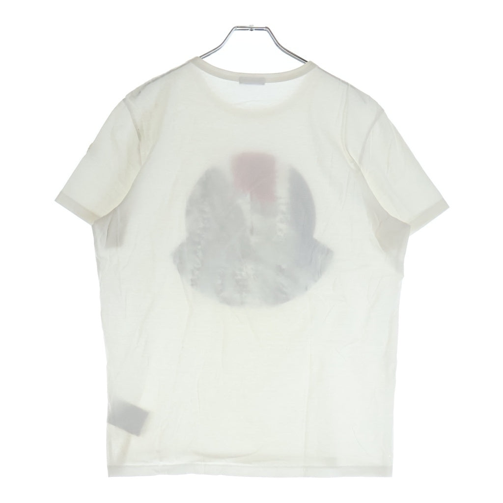 MONCLER(モンクレール) MAGLIA T-SHIRT マグリア フロントロゴプリント 半袖Tシャツ カットソー ホワイト D20918037550