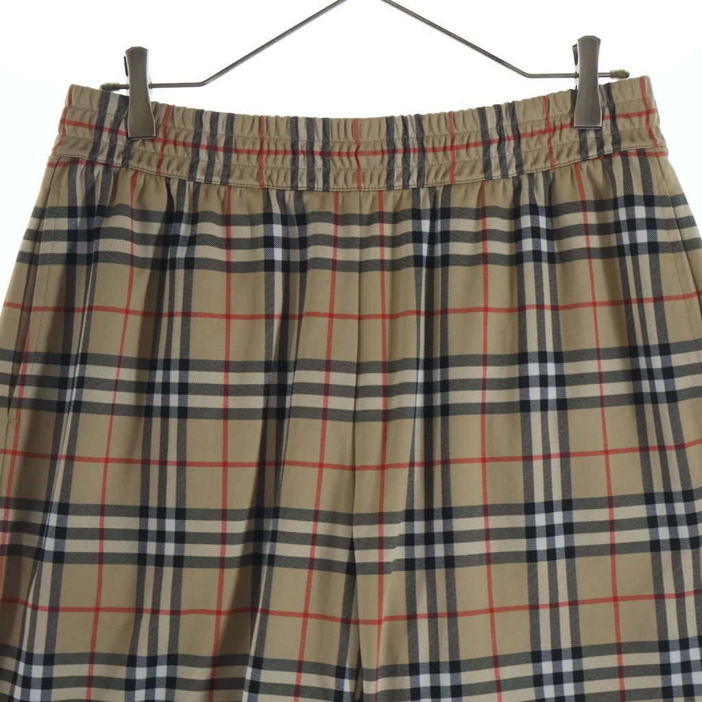 BURBERRY(バーバリー) 22SS Vintage Check Technical Twill Shorts ヴィンテージチェック テクニカルツイルショーツ ハーフパンツ ベージュ 8026469