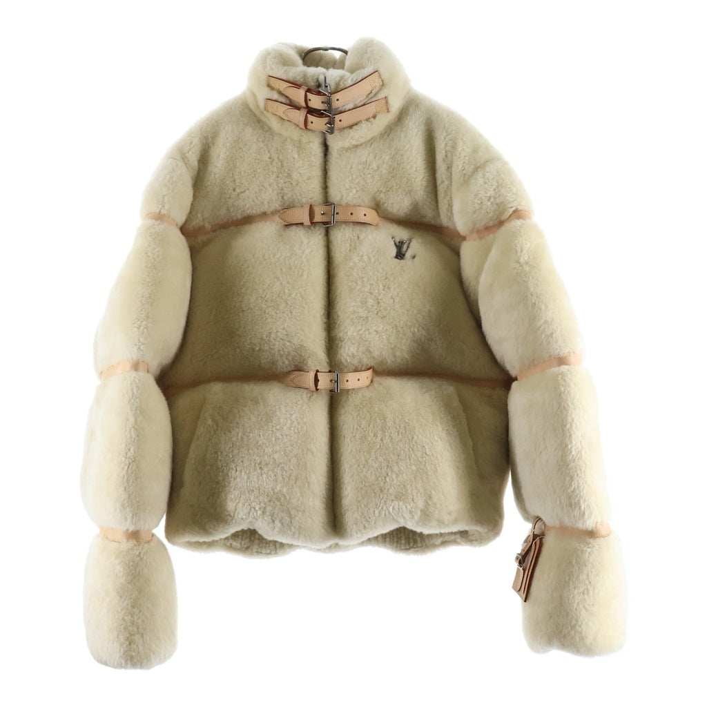 LOUIS VUITTON(ルイヴィトン) 23AW シアリングダウンブルゾン キャメル ダウンジャケット ベージュ 1ABZJZ RM232 CEY HPL71E