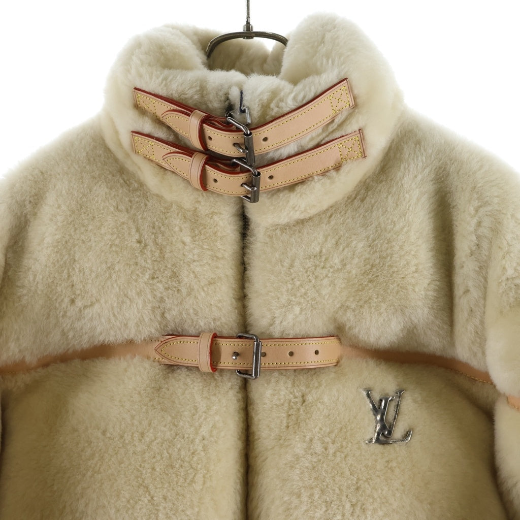 LOUIS VUITTON(ルイヴィトン) 23AW シアリングダウンブルゾン キャメル ダウンジャケット ベージュ 1ABZJZ RM232 CEY HPL71E