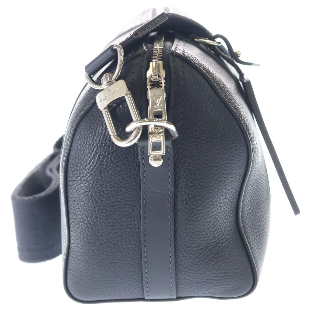 LOUIS VUITTON(ルイヴィトン) アエログラム・レザー シティ・キーポル ショルダーバッグ ネイビー M11602