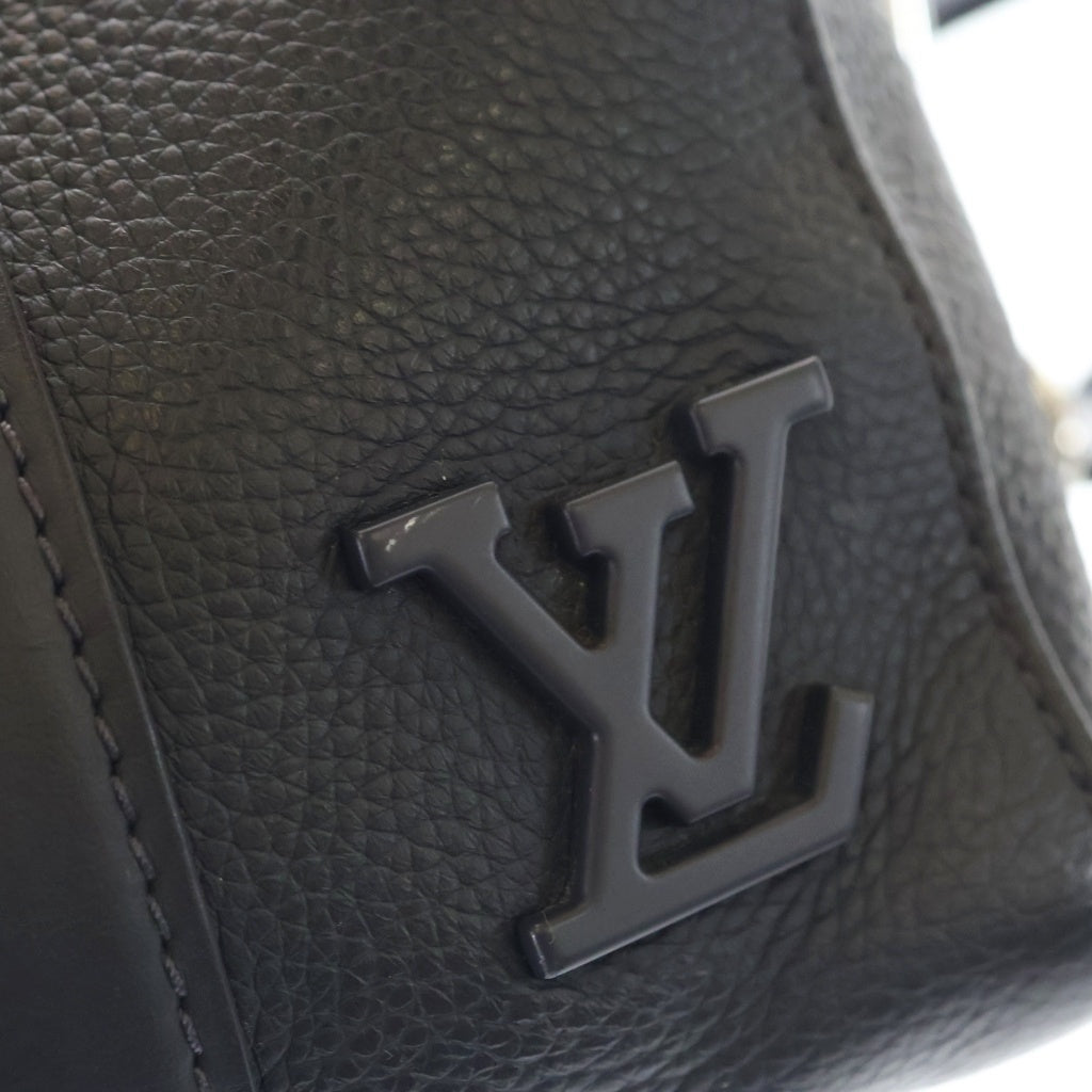 LOUIS VUITTON(ルイヴィトン) アエログラム・レザー シティ・キーポル ショルダーバッグ ネイビー M11602