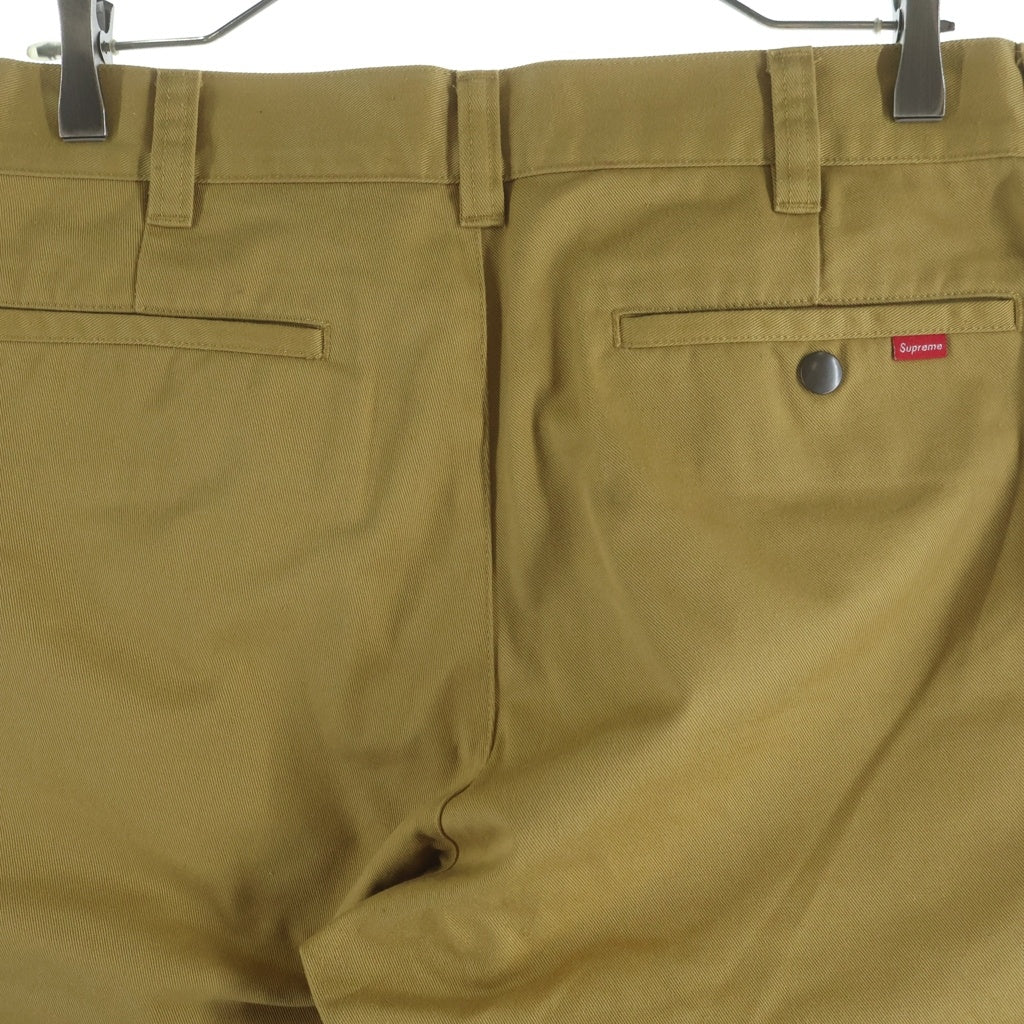 SUPREME(シュプリーム) Work Pants ワークパンツ イエロー