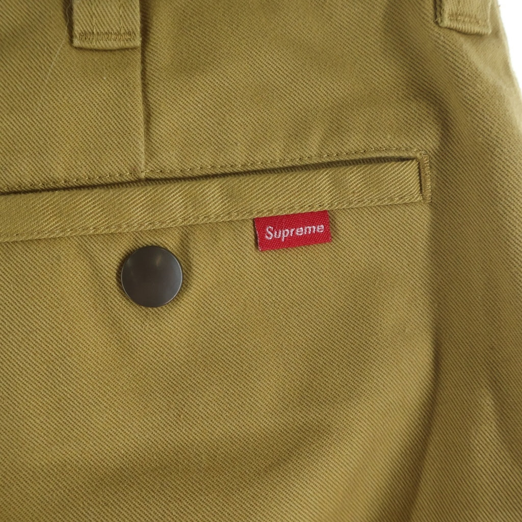 SUPREME(シュプリーム) Work Pants ワークパンツ イエロー