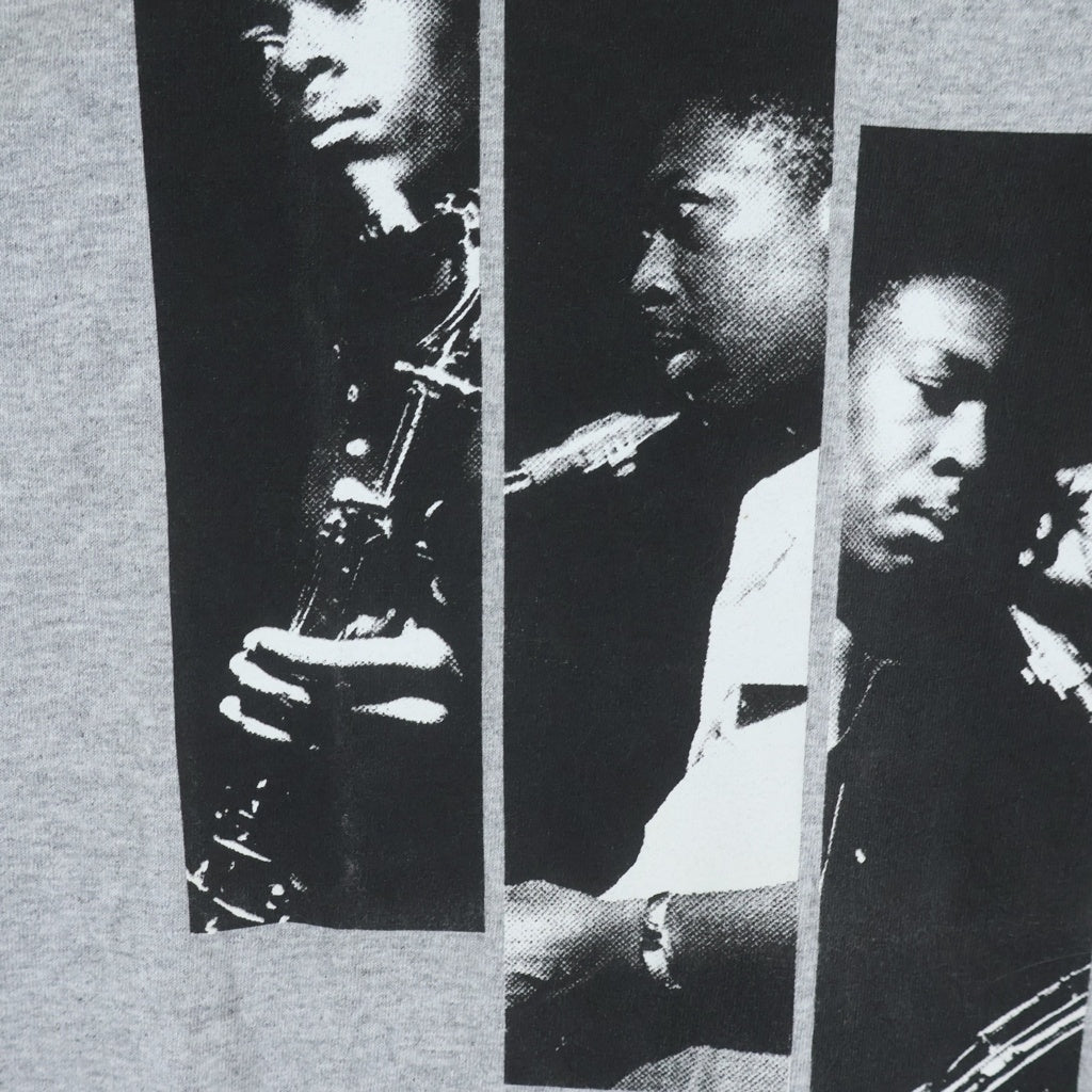 SUPREME(シュプリーム) 09SS ×John Coltrane Blue Train Session Tee ジョン・コルトレーン・ブルートレイン・セッション クルーネック半袖Tシャツカットソー グレー
