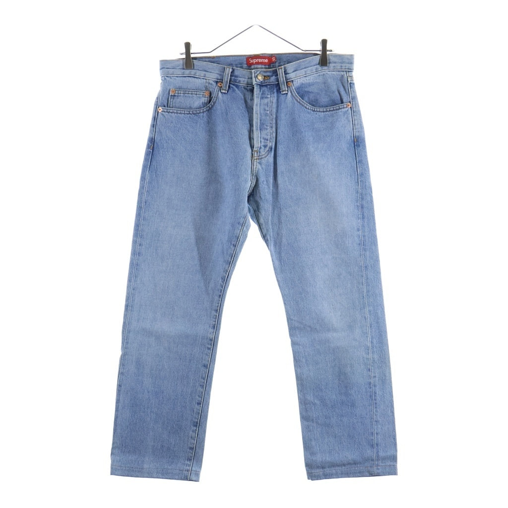 SUPREME(シュプリーム) Stone Washed Slim Jean ストーン ウォッシュド スリム ジーンズ デニムパンツ ブルー