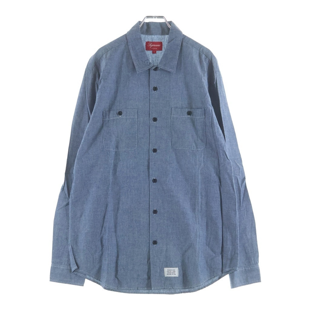 SUPREME(シュプリーム) Chambray Shirt シャンブレーシャツ インディゴ