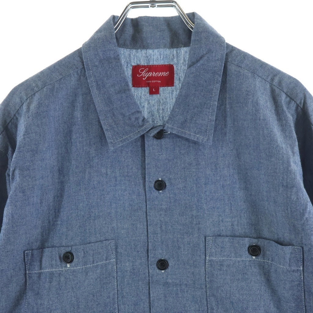 SUPREME(シュプリーム) Chambray Shirt シャンブレーシャツ インディゴ
