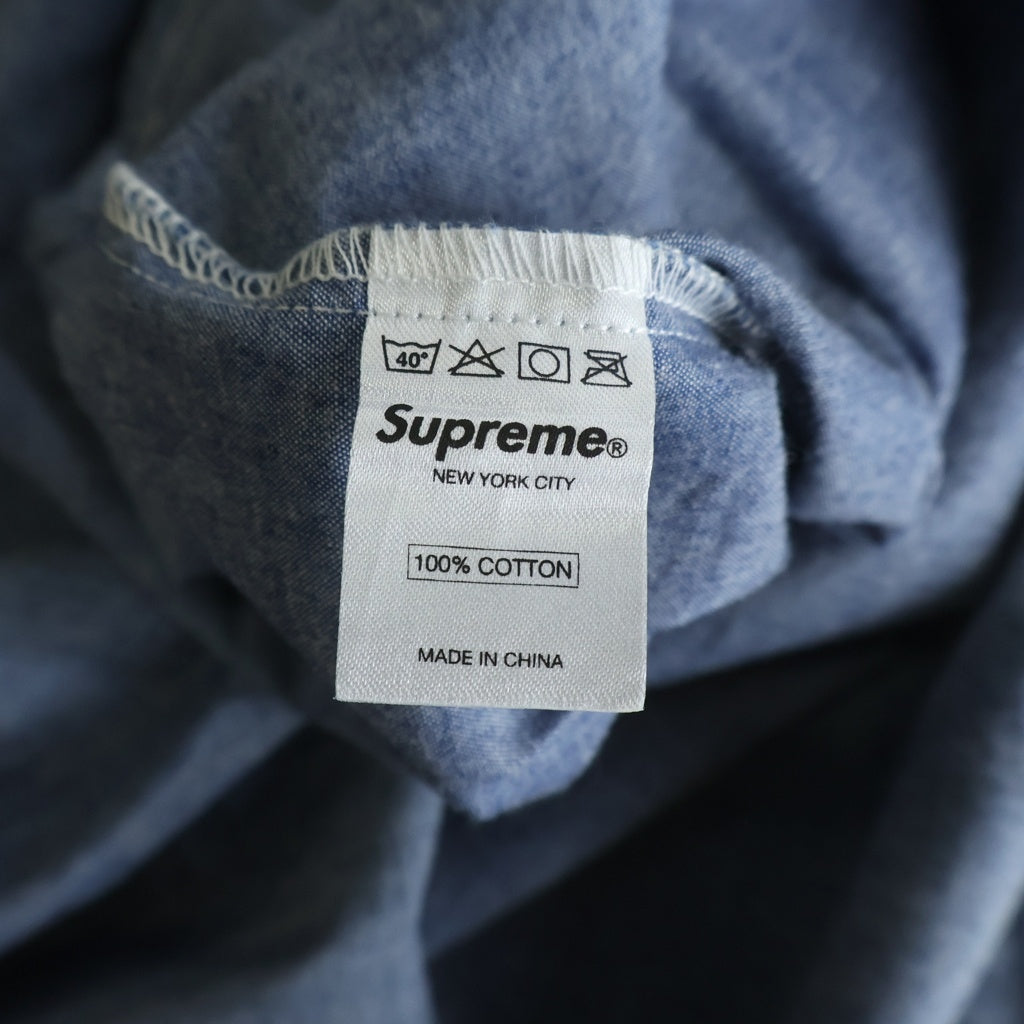 SUPREME(シュプリーム) Chambray Shirt シャンブレーシャツ インディゴ