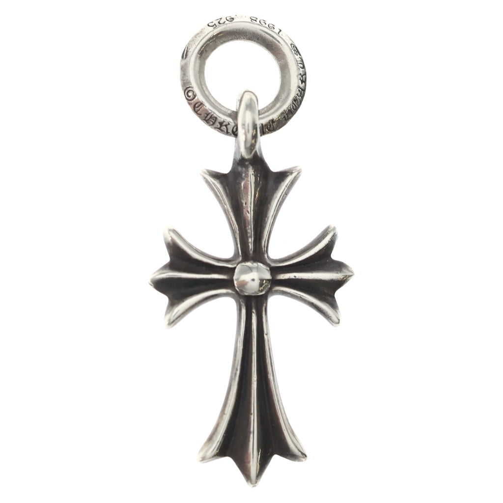 CHROME HEARTS(クロムハーツ) TINY CH CROSS タイニーCHクロス チャーム ネックレストップ シルバー BCA382