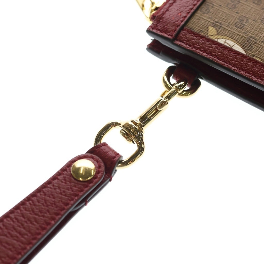 GUCCI(グッチ) ×ドラえもん ミニGGスプリーム キャンバス クラッチバッグ ブラウン 654503 2TTAG レディース