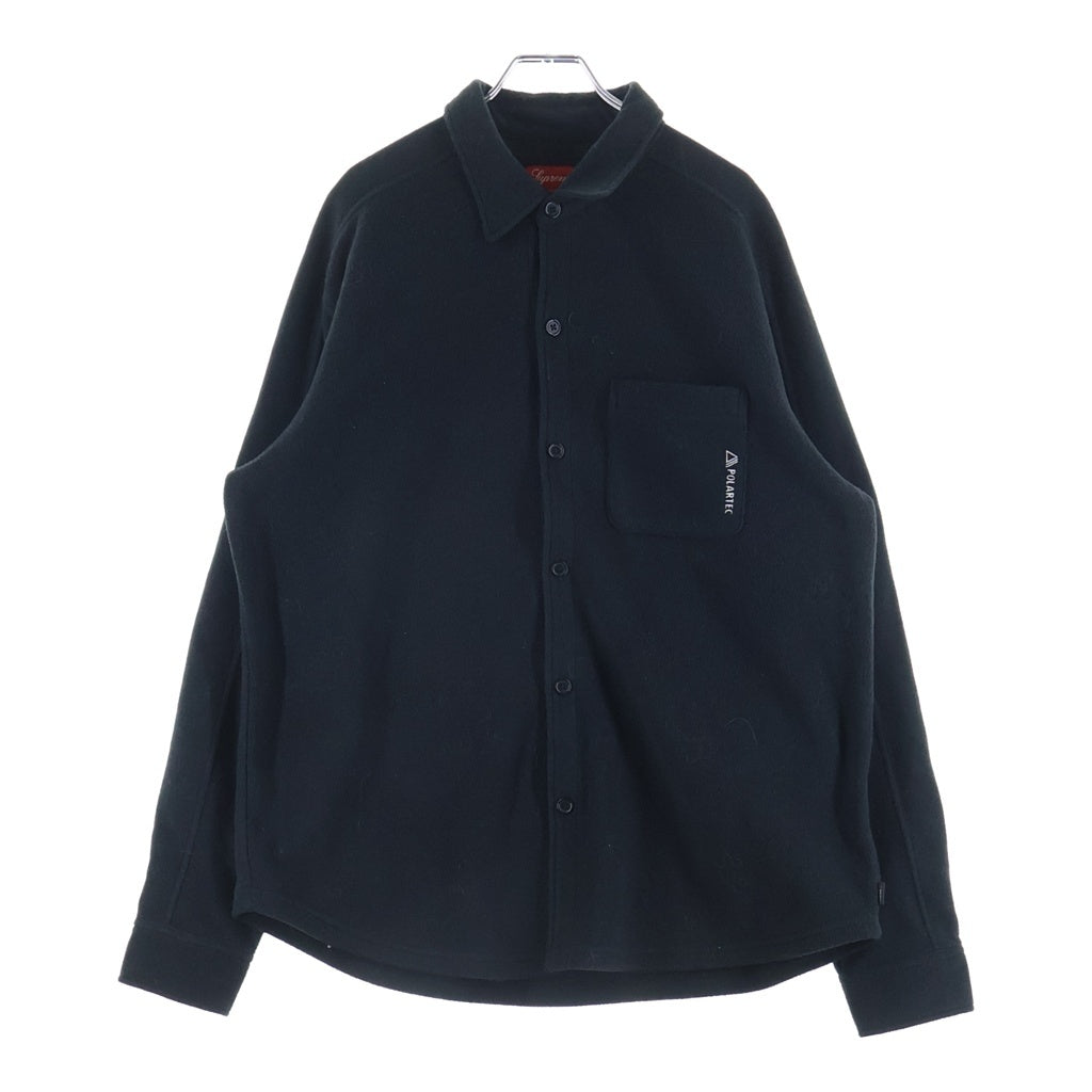 SUPREME(シュプリーム) 21AW Polartec Shirt ポーラテック 長袖シャツ ブラック