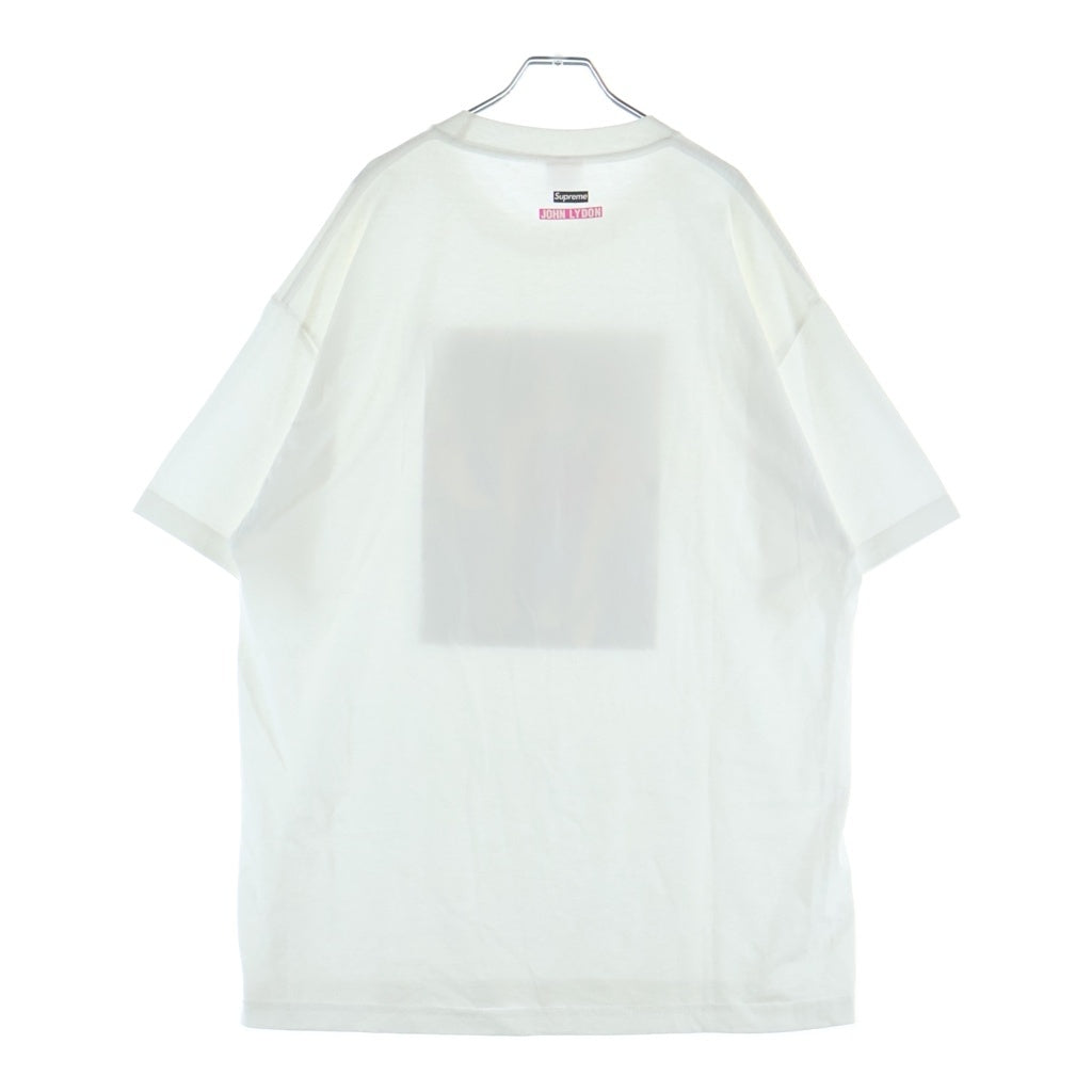 SUPREME(シュプリーム) 10AW John Lydon Tee ジョン・ライドン フロントフォトプリント 半袖Tシャツ カットソー ホワイト