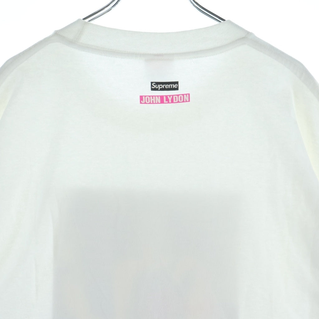 SUPREME(シュプリーム) 10AW John Lydon Tee ジョン・ライドン フロントフォトプリント 半袖Tシャツ カットソー ホワイト