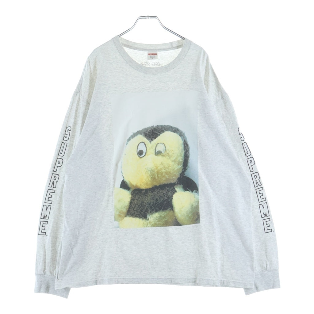 SUPREME(シュプリーム) 18AW ×Mike Kelley Ahh... Youth L/S Tee マイク・ケリー フロントフォトプリント 半袖Tシャツ カットソー グレー