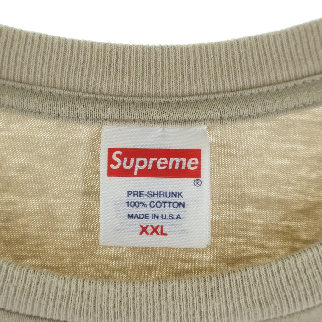 SUPREME(シュプリーム) 22AW Andre 3000 Tee アンドレ3000 フロントフォトプリント 半袖Tシャツ カットソー ブラウン