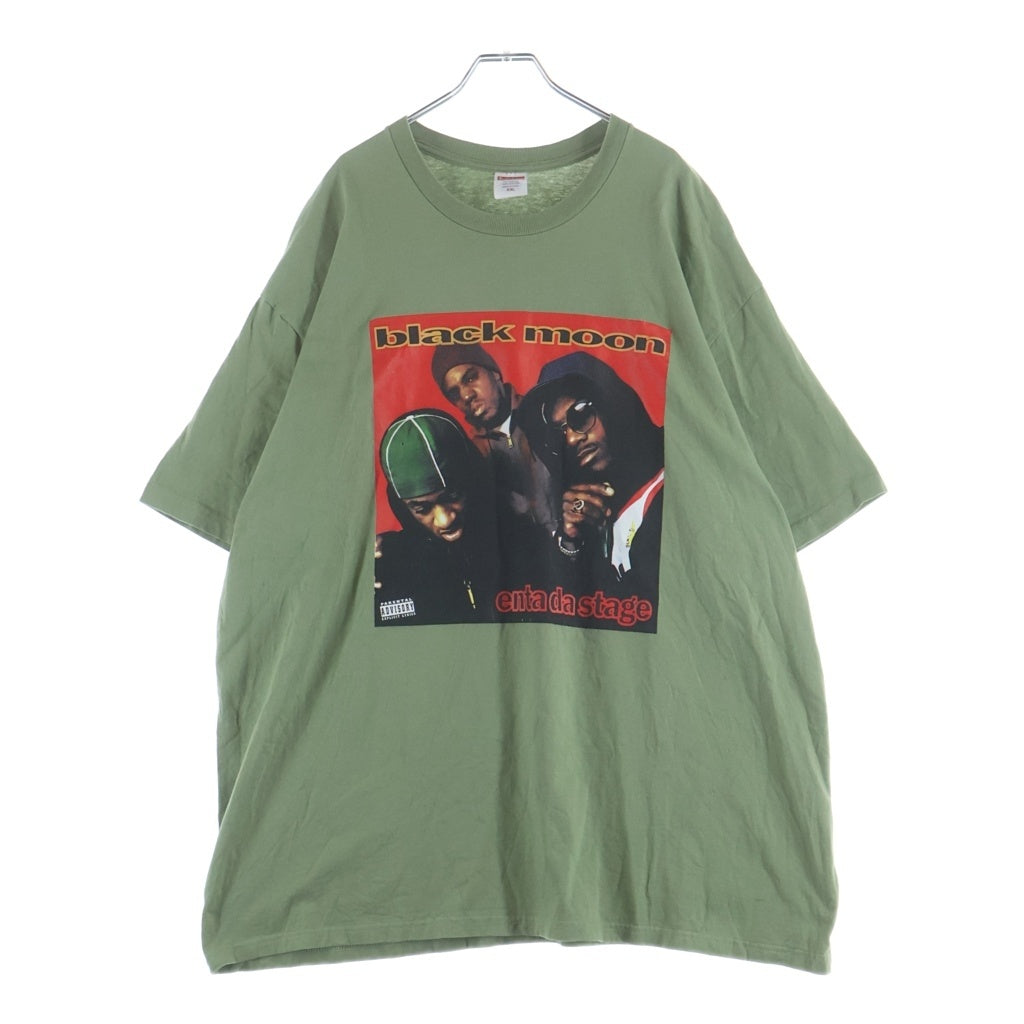 SUPREME(シュプリーム) 22AW Duck Down Music Enta Da Stage Tee ダックダウンミュージックエンタダステージ フロントフォトプリント 半袖Tシャツ カットソー カーキ
