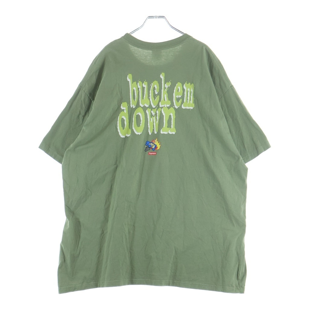 SUPREME(シュプリーム) 22AW Duck Down Music Enta Da Stage Tee ダックダウンミュージックエンタダステージ フロントフォトプリント 半袖Tシャツ カットソー カーキ