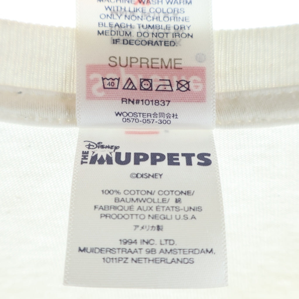 SUPREME(シュプリーム) 24SS Rowlf Tee ロルフ フロントプリント 半袖Tシャツ カットソー ホワイト