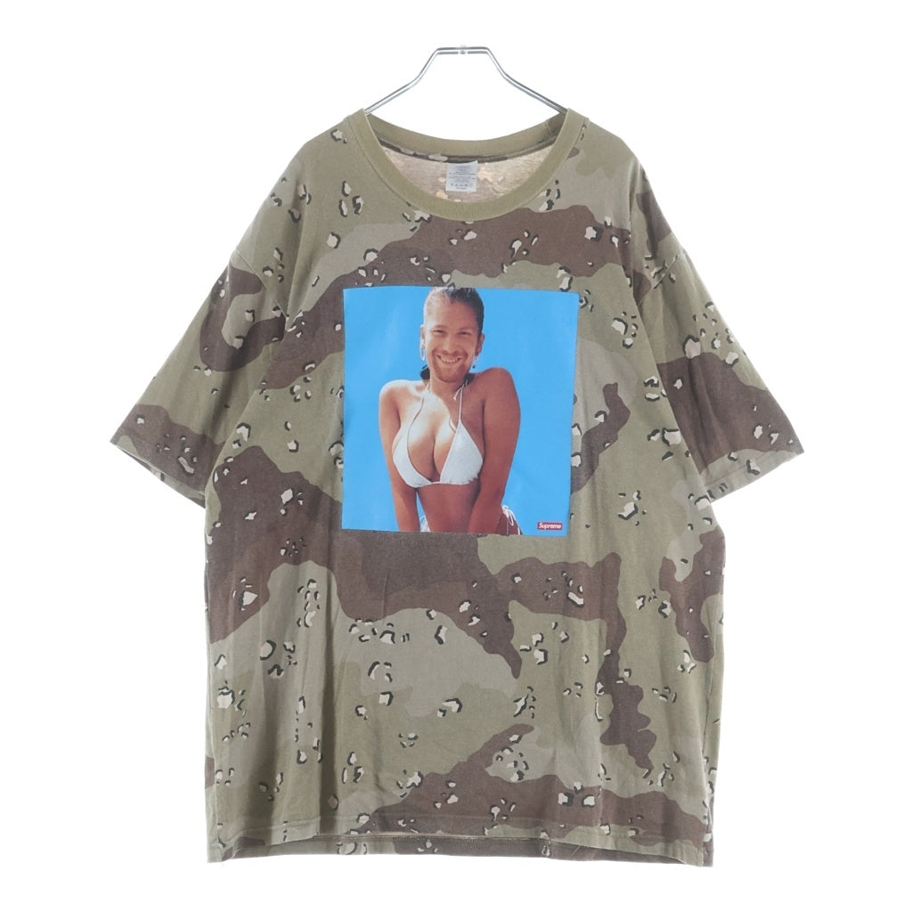 SUPREME(シュプリーム) 25SS ×Aphex Twin Windowlicker Tee エイフェックス ツイン ウィンドウリッカー フロントフォトプリント カモ柄 半袖Tシャツ カットソー カーキ