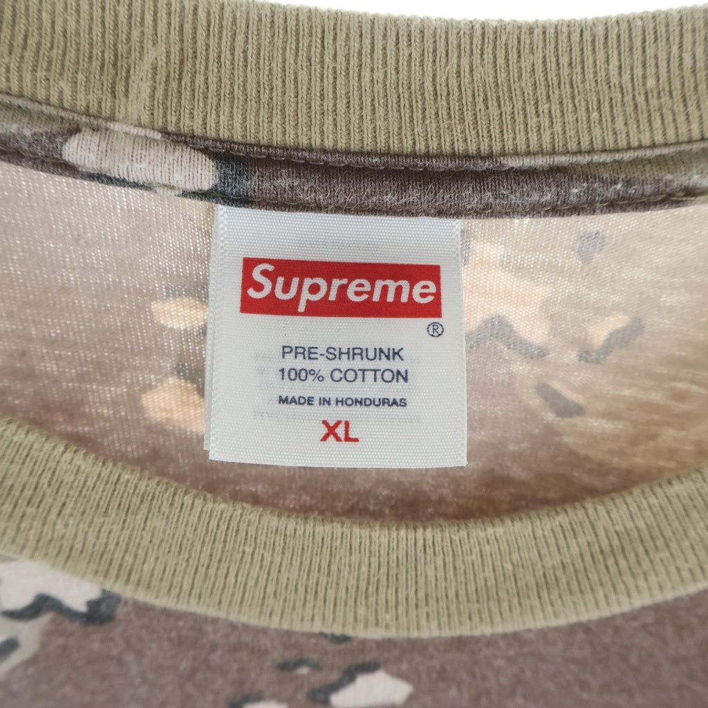 SUPREME(シュプリーム) 25SS ×Aphex Twin Windowlicker Tee エイフェックス ツイン ウィンドウリッカー フロントフォトプリント カモ柄 半袖Tシャツ カットソー カーキ