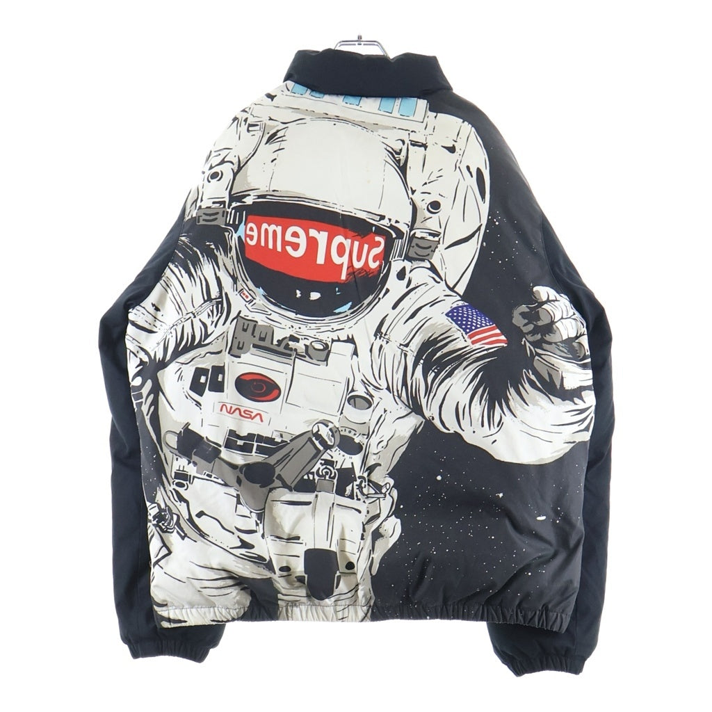SUPREME(シュプリーム) 16AW Astronaut Puffy Jacket アストロノーツ バックプリント パフィー ダウンジャケット ブラック