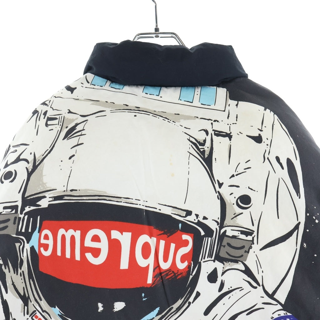 SUPREME(シュプリーム) 16AW Astronaut Puffy Jacket アストロノーツ バックプリント パフィー ダウンジャケット ブラック