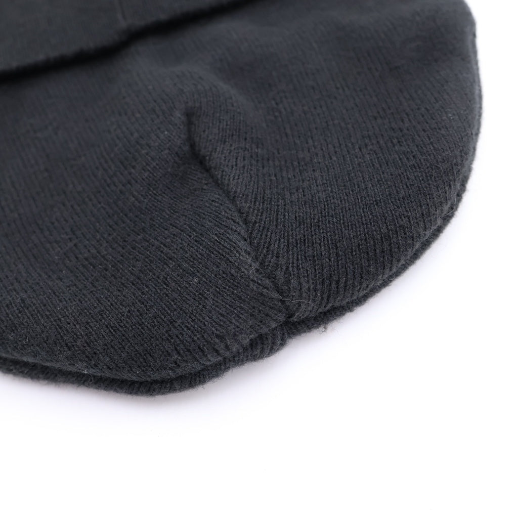 SUPREME(シュプリーム) 19AW ×LACOSTE Beanie ロゴ刺繍 ビーニー ニット帽 ブラック