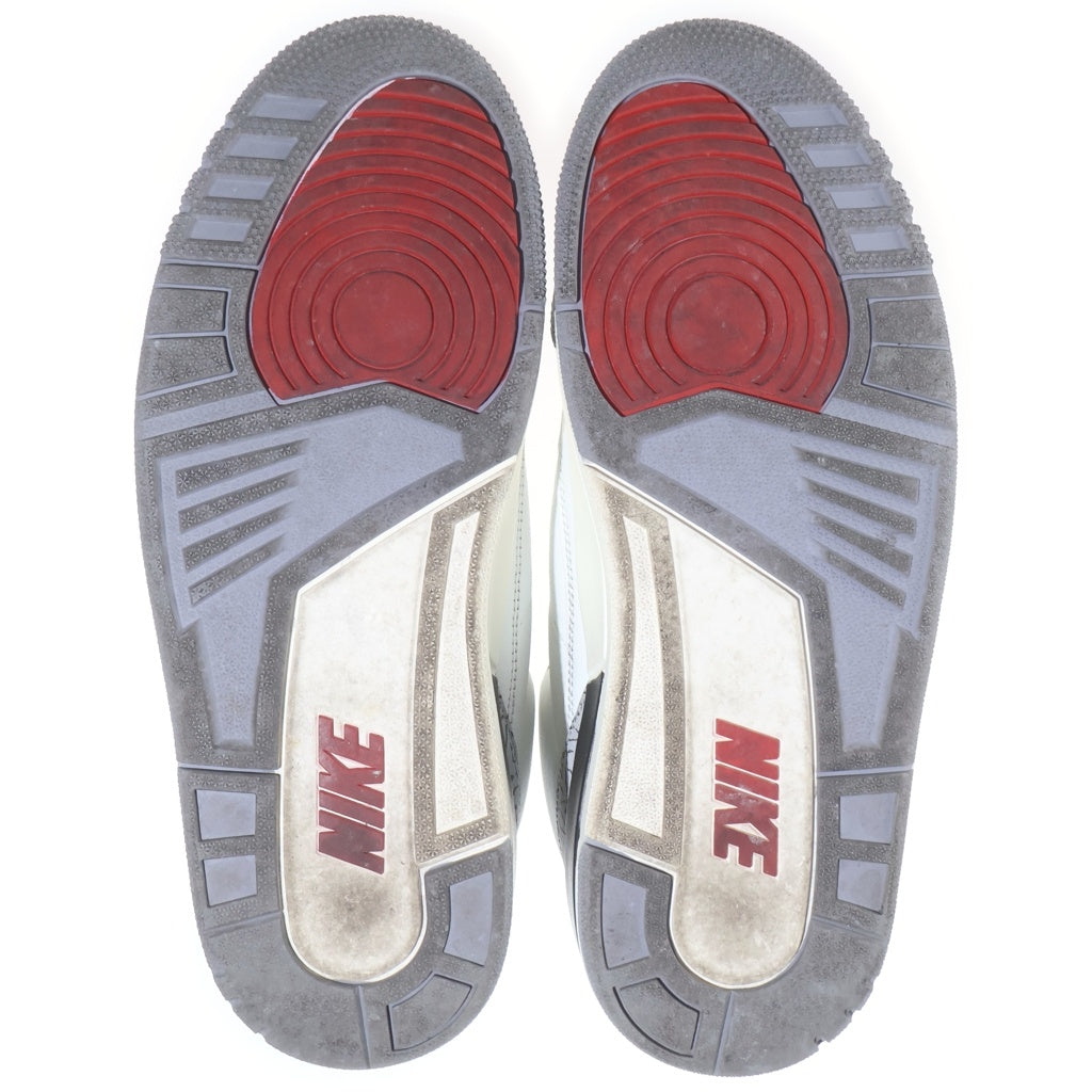 NIKE(ナイキ) AIR JORDAN3 RETRO WHITE CEMENT REIMAGINED エアジョーダン3 レトロ ホワイト セメント リイマジンド ハイカットスニーカー US9.5/27.5cm DN3707-100