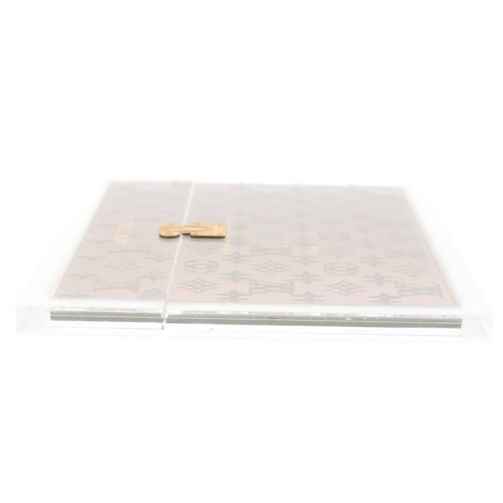 LOUIS VUITTON(ルイヴィトン) Invitation Case 招待状 ゴールド金具 ガラス ケース ホワイト