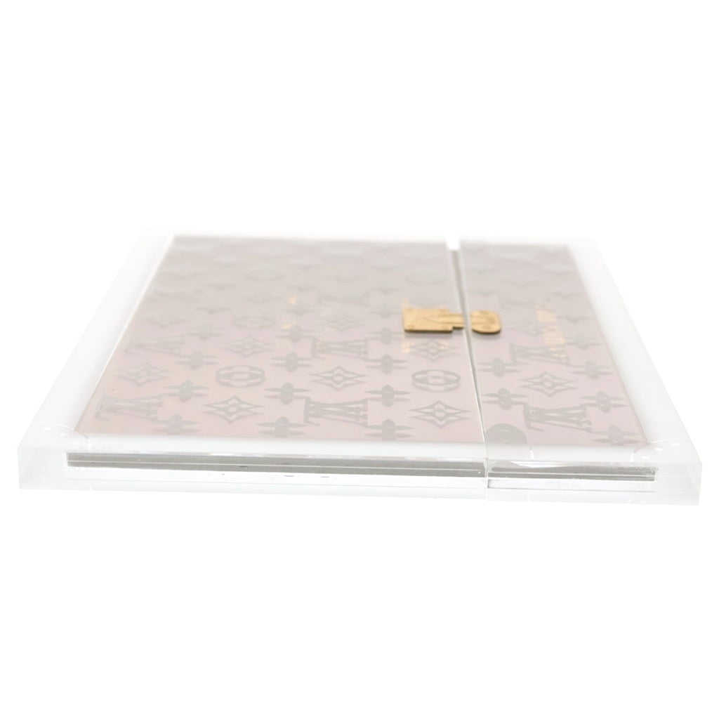 LOUIS VUITTON(ルイヴィトン) Invitation Case 招待状 ゴールド金具 ガラス ケース ホワイト