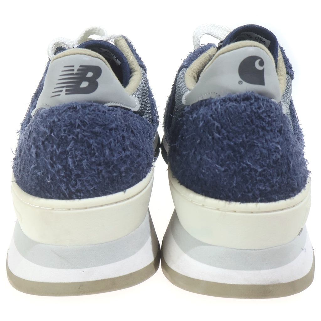New Balance(ニューバランス) ×CARHARTT WIP990V1 カーハート メッシュ ローカットスニーカー ネイビー US10.5/28.5cm
