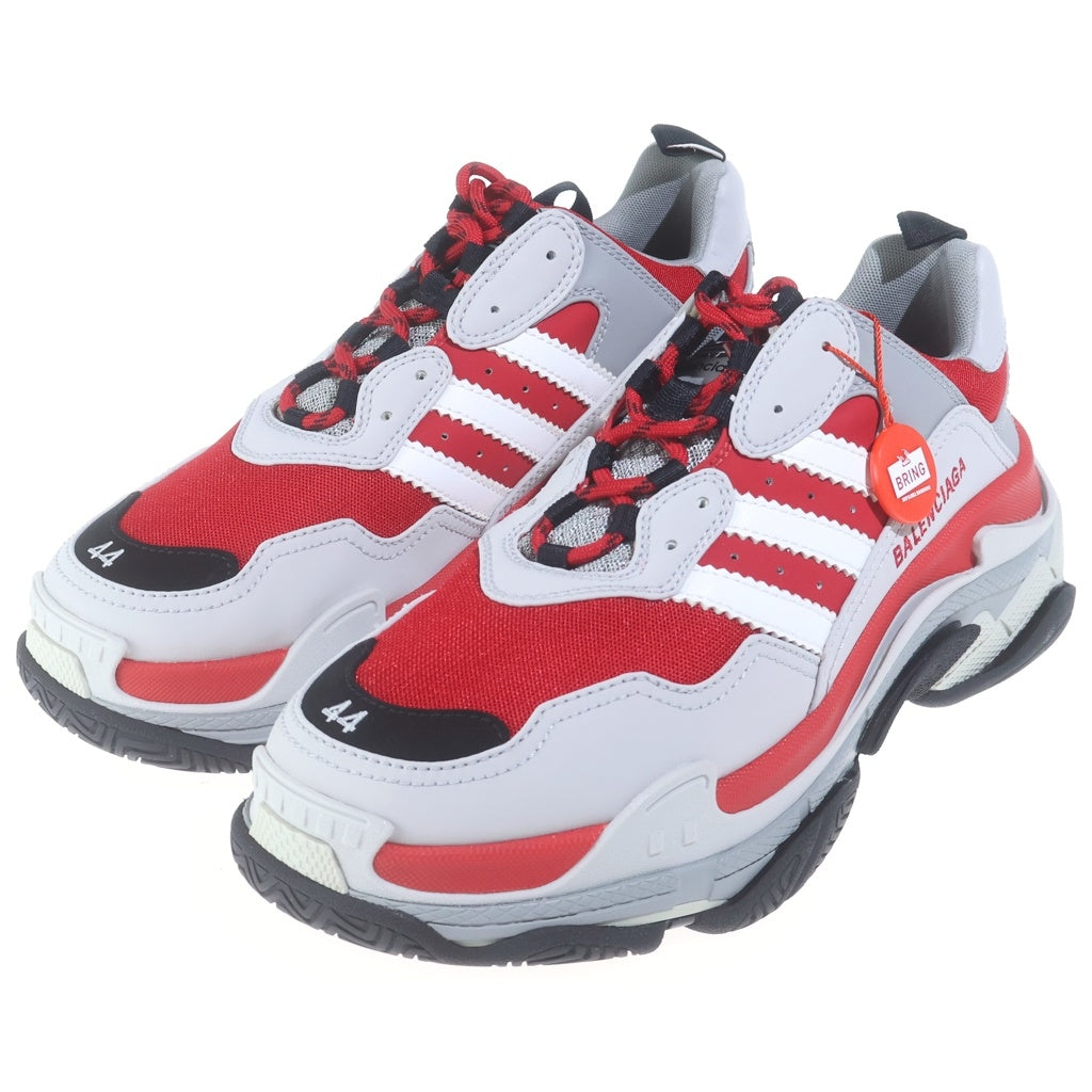 BALENCIAGA(バレンシアガ) ×adidas Triple S アディダス トリプル エス ローカットスニーカー レッド/グレー US11/29cm 712821